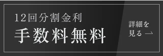 12回分割金利手数料無料